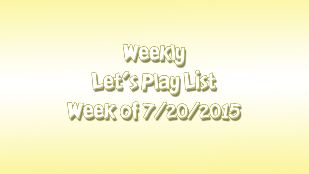 WeeklyList7202015